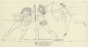 テーベに対する7人の首長 作： John Flaxman
